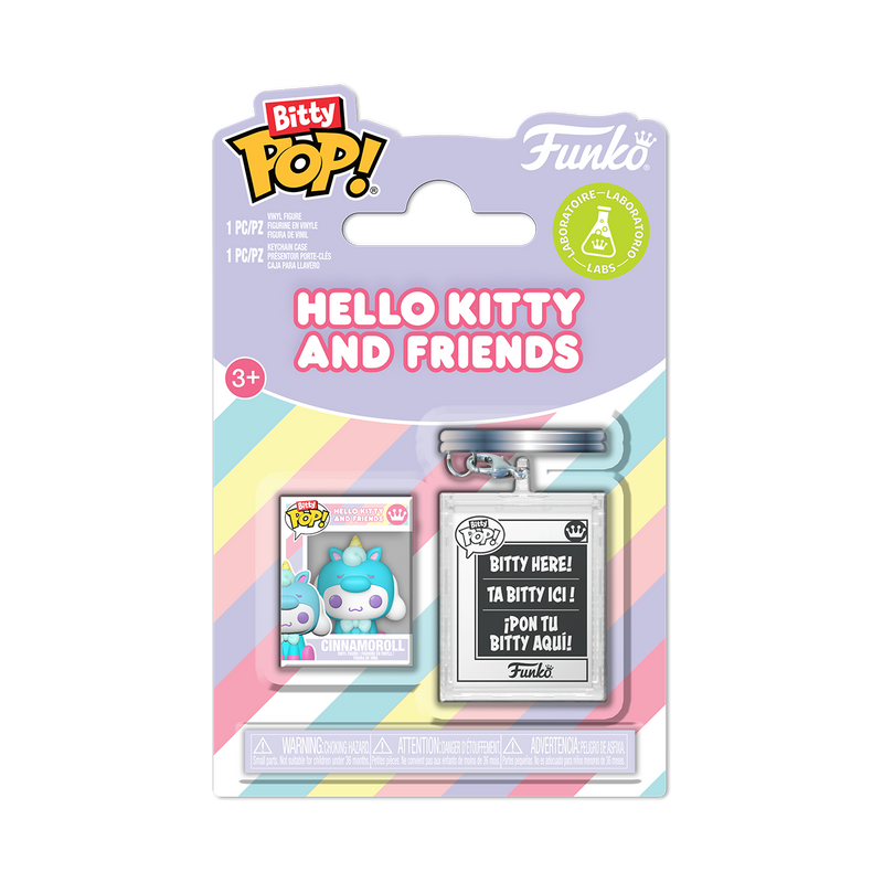 Funko Bitty pop & Accessory: Sanrio - Cinnamoroll con llavero