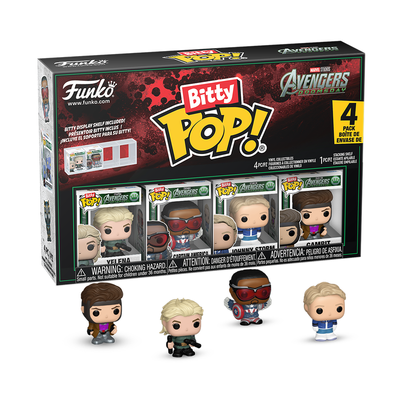 Funko Bitty Pop 4pk: Avengers Doomsday - Set 1