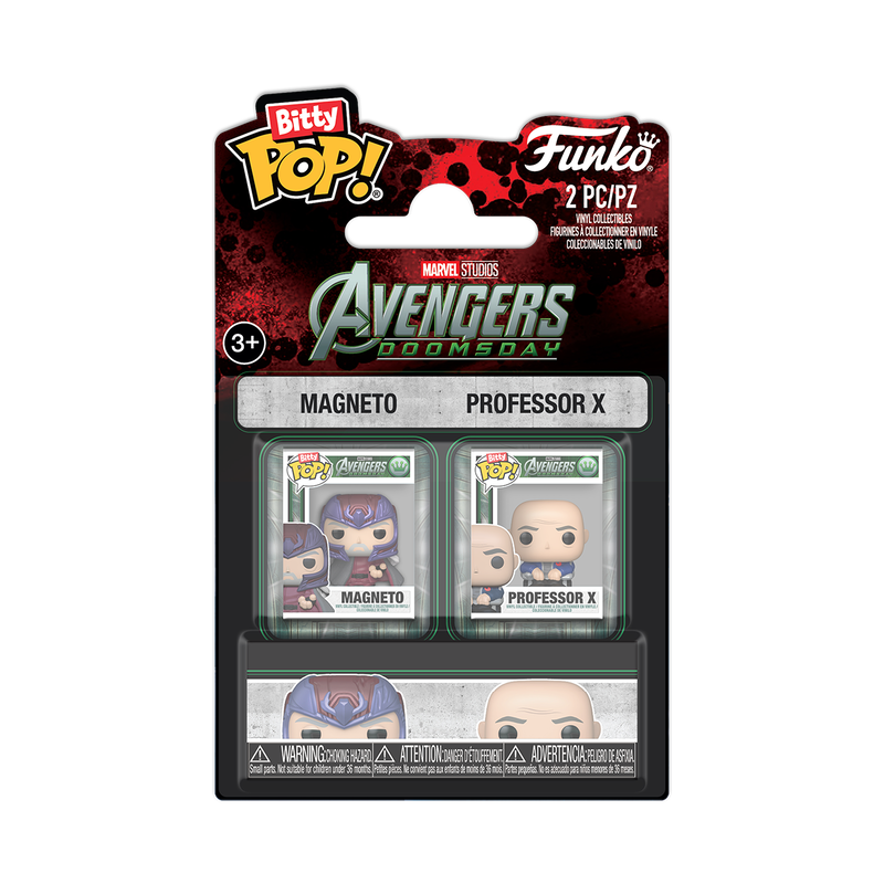 Funko Bitty Pop: Marvel Avengers Doomsday - Magneto y Professor X 2 Pack
