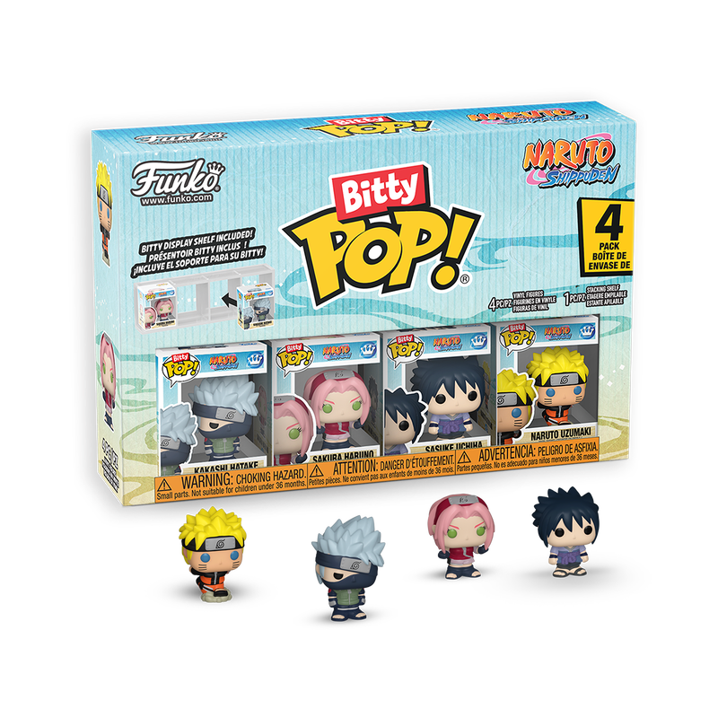 Funko Bitty Pop: Naruto Shippuden - Equipo 7 4 Pack