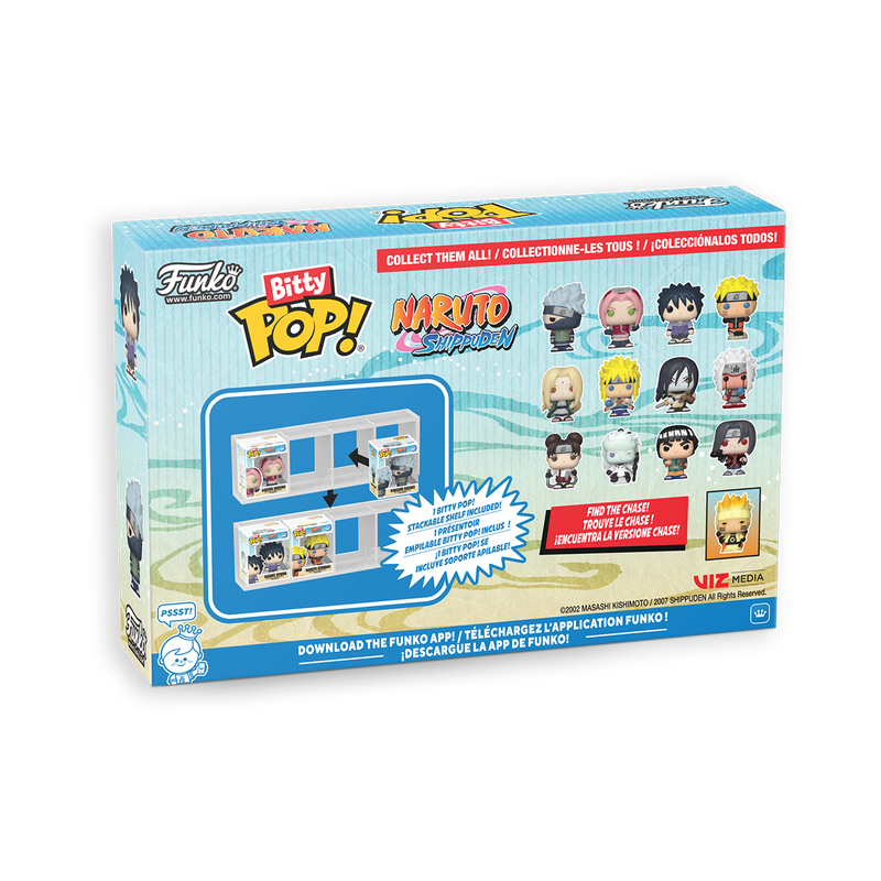 Funko Bitty Pop: Naruto Shippuden - Equipo 7 4 Pack