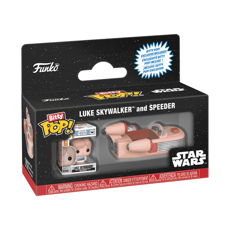 Funko Bitty Pop Ride: Star Wars - Luke en Speeder