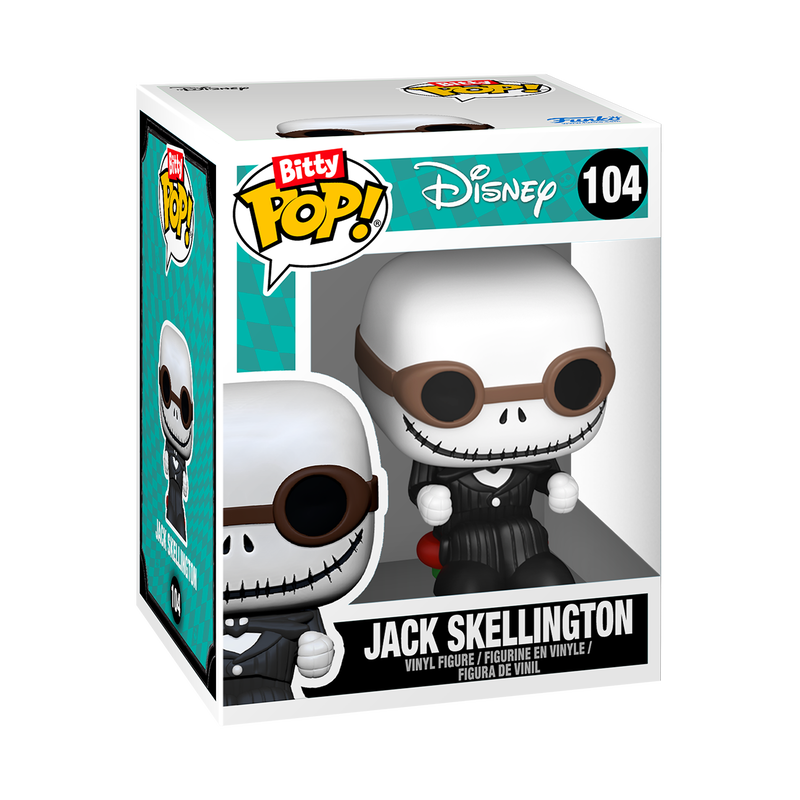 Funko Bitty Pop Rides: Disney Mundo De Jack - Jack Con Snowmobile