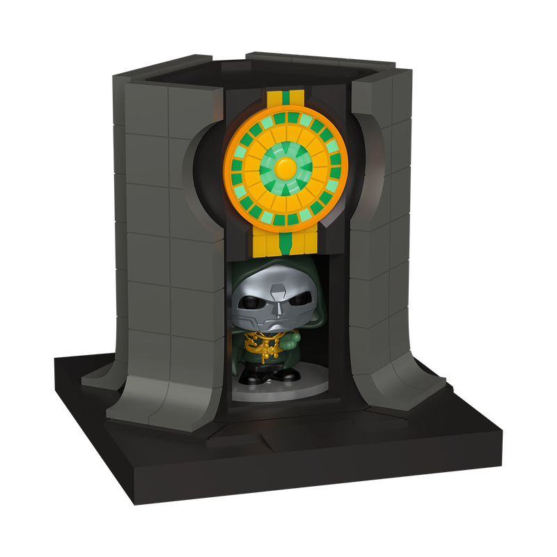 Funko Bitty Pop Town: Avengers Doomsday - Doom y la Torre de Doomstadt