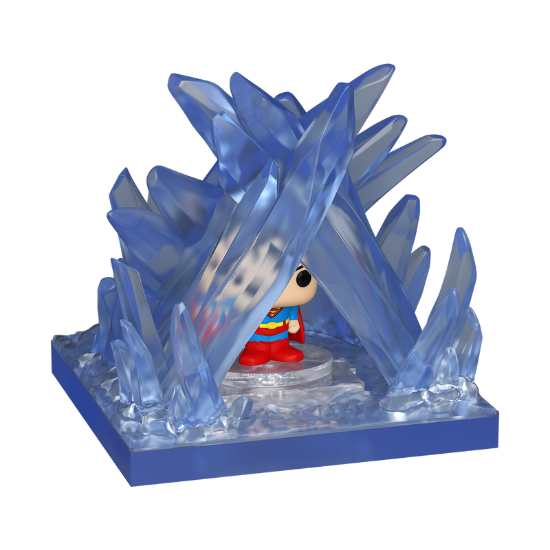 Funko Bitty Pop Town: DC Superman - Fortaleza de la Soledad y Superman