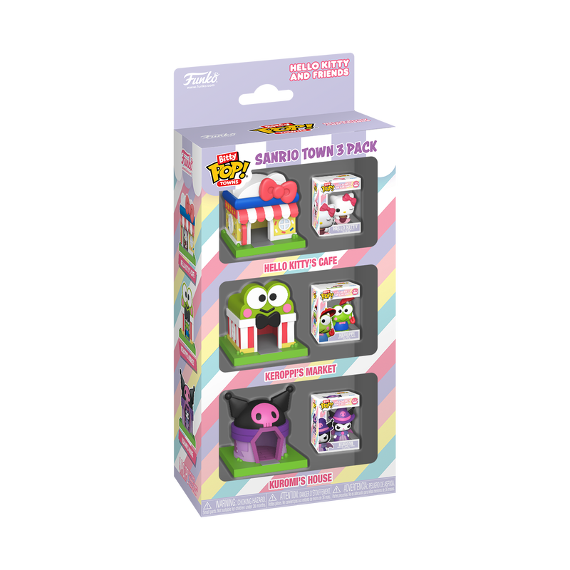 Funko Bitty Pop Town: Sanrio - Sanriotown 3 Pack