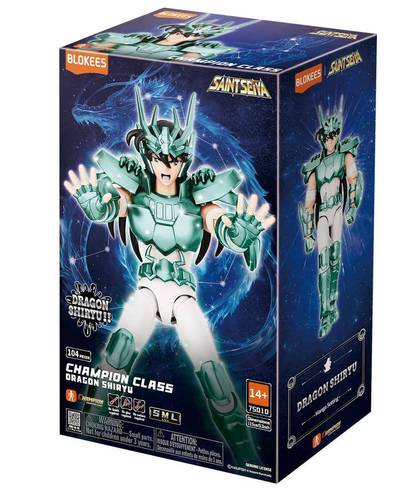Blokees Saint Seiya Champion Class: Dragon Shiryu version Manga 75010