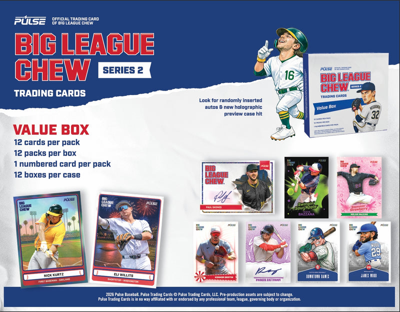 Pulse TCG MLB 2026: Big League Chew Serie 2 - Value Box