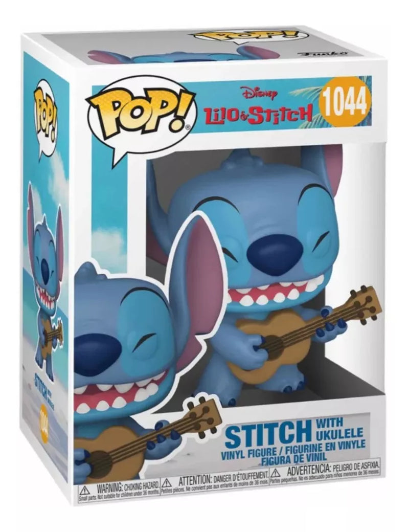 Funko Pop Disney: Lilo y Stitch - Stitch con Ukelele Evergreen