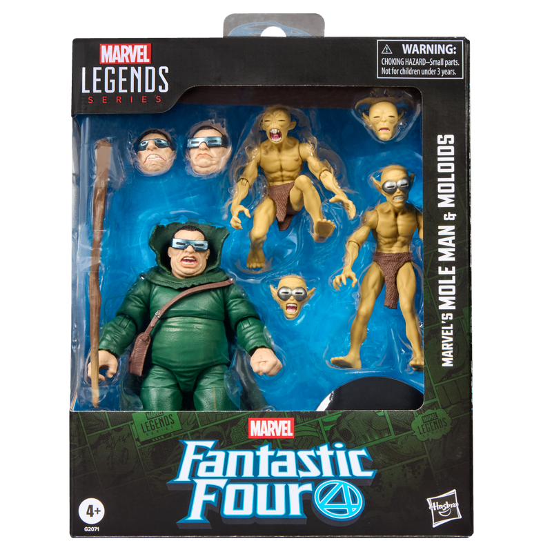 Marvel Legends Series: Comics Los 4 Fantasticos - Hombre Topo Y Topoides 3 Pack