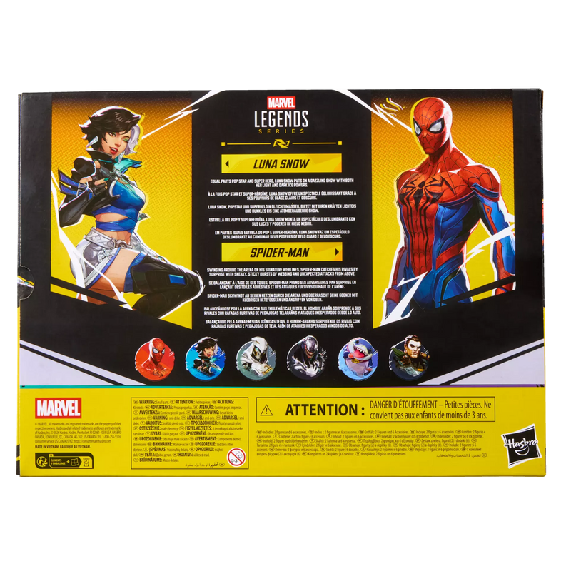 Marvel Legends Series: Marvel Rivals - Luna Snow  Y Spiderman 2 Pack