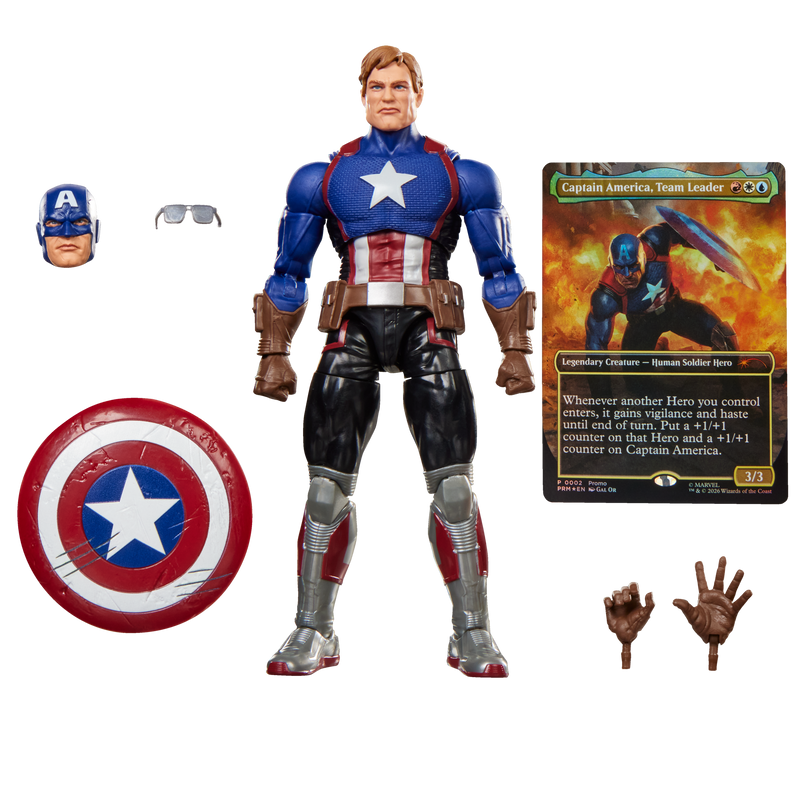 Marvel Legends Series: Magic The Gathering Super Heroes - Capitan America