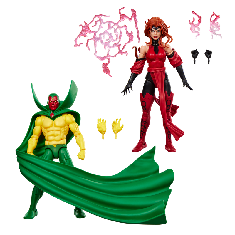 Marvel Legends Series: Comics Avengers The Crossing - Black Vision Y Bruja Escarlata 2 Pack
