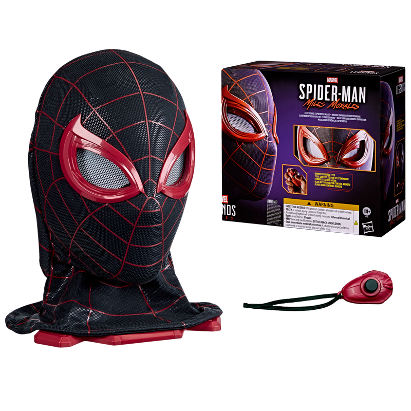 Marvel Legends Series: Spider-Man 2 Game - Miles Morales Mascara Electronica Premium