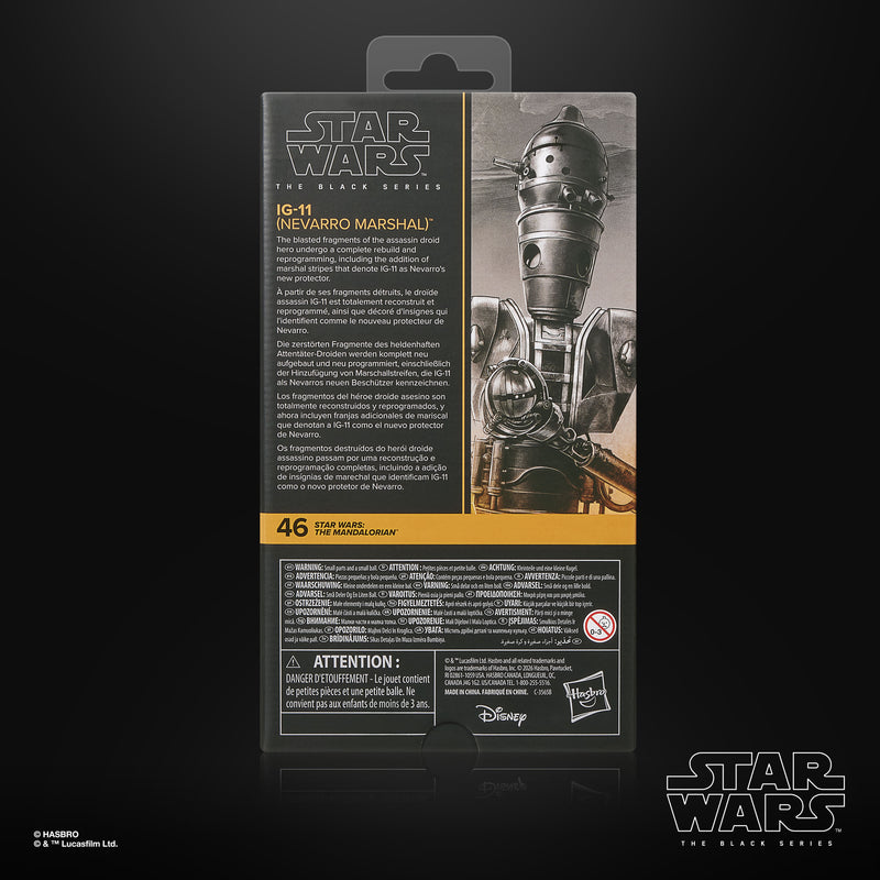 Star Wars The Black Series: The Mandalorian - Ig-11 Nevarro Marshal