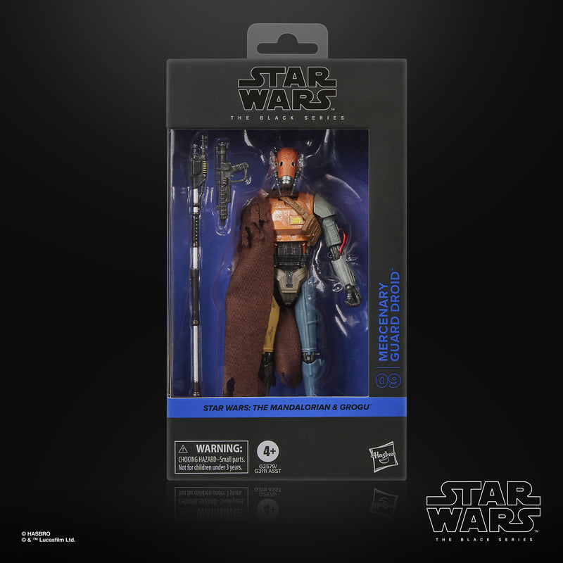 Star Wars The Black Series: The Mandalorian Y Grogu - Droide De Guardia Mercenario