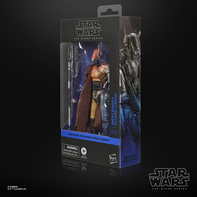 Star Wars The Black Series: The Mandalorian Y Grogu - Droide De Guardia Mercenario
