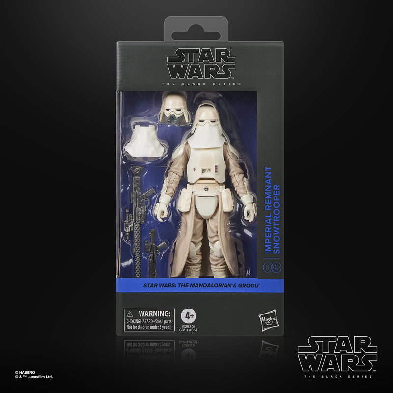 Star Wars The Black Series: The Mandalorian Y Grogu - Snowtrooper Imperial Remamente