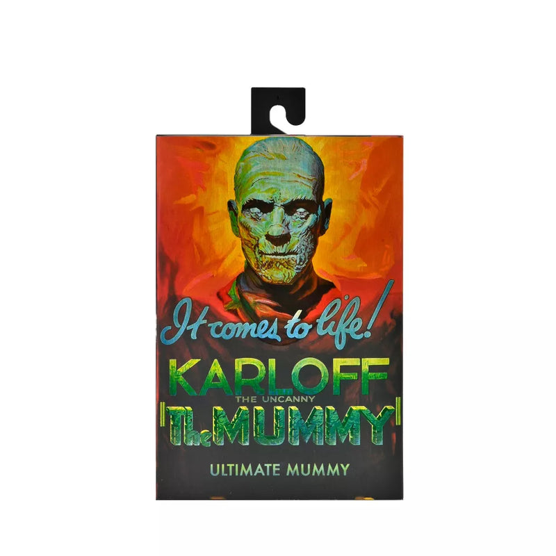NECA Figura de Accion Ultimate: Universal Monsters - La Momia Black & White 7 Pulgadas