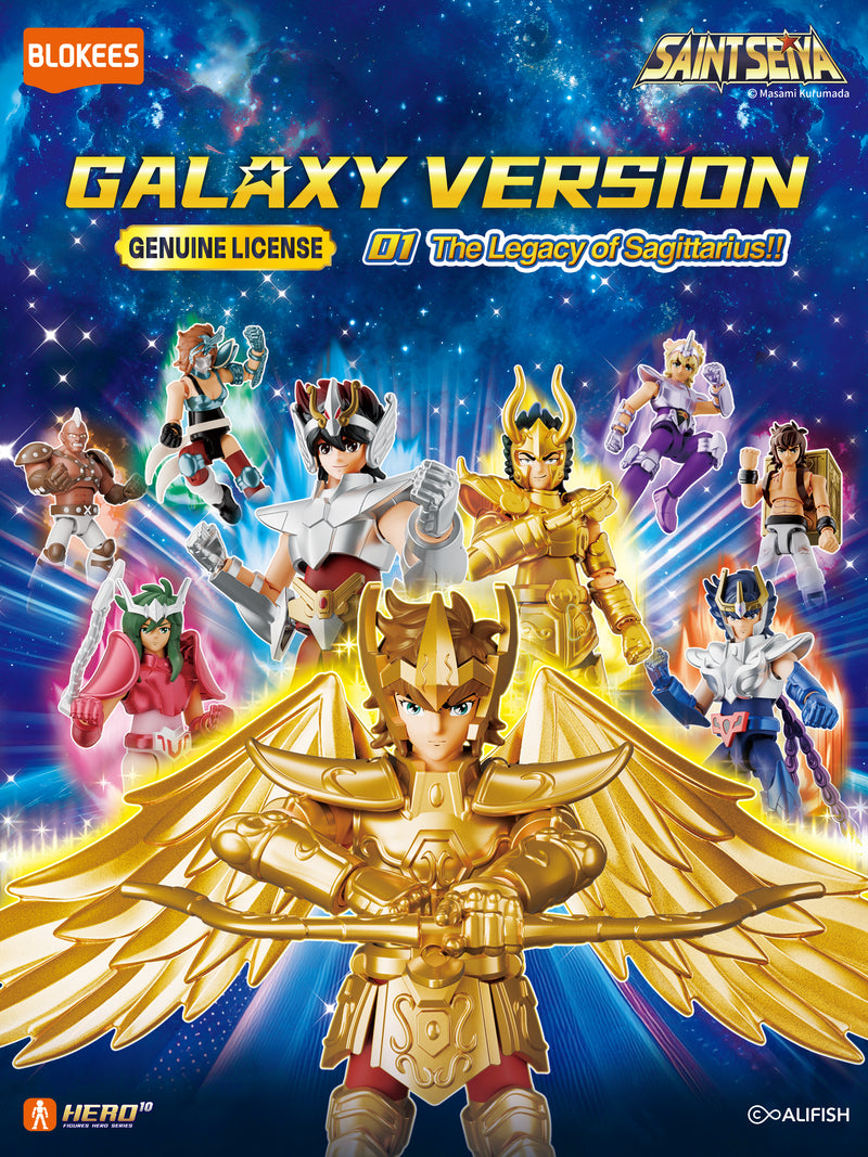 Blokees Saint Seiya Galaxy Series: 01 The Legacy of Sagittarius Unitario Sorpresa 75001