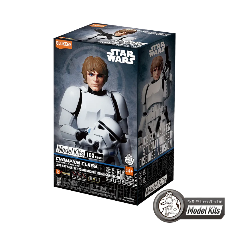 Blokees Star Wars Champion Class: A New Hope - Luke Skywalker Stormtrooper 75804