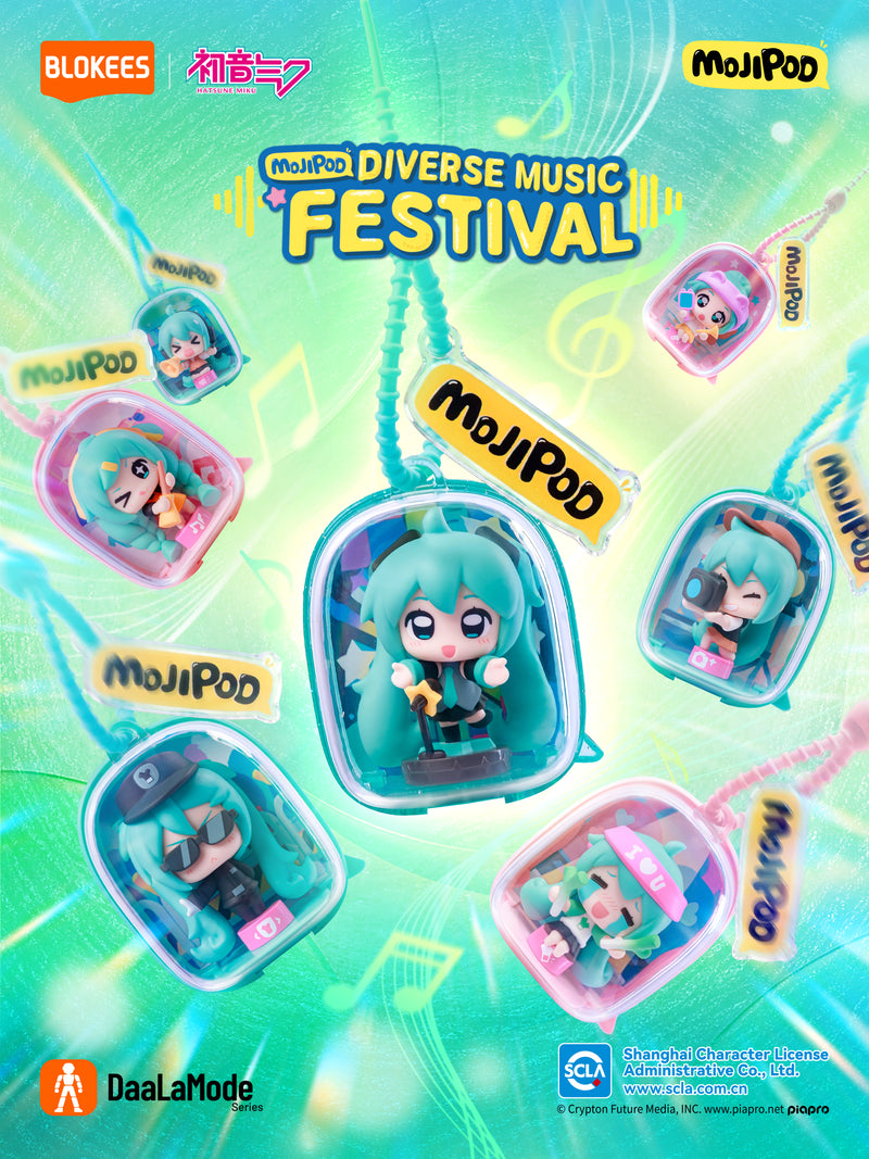 Blokees Hatsune Miku MOJIPOD Series: 01 Diverse Music Festival - Unitario 75400