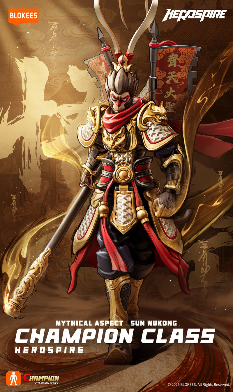 Blokees Hero Spire Champion Class: 01 Sun Wukong Mythical Aspect 85100