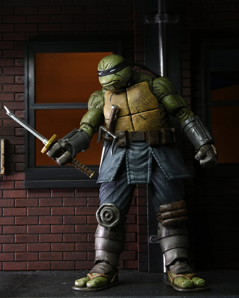 NECA Figura de Accion Ultimate: TMNT Tortugas Ninja IDW Comics - The Last Ronin Sin Armadura 7 Pulgadas