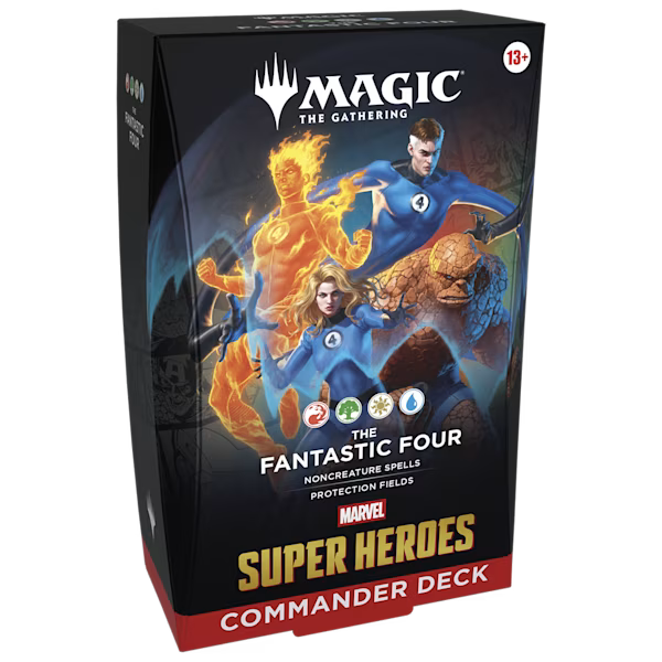 Magic The Gathering: Marvel Super Heroes - Commander Deck 4 Pack En Ingles