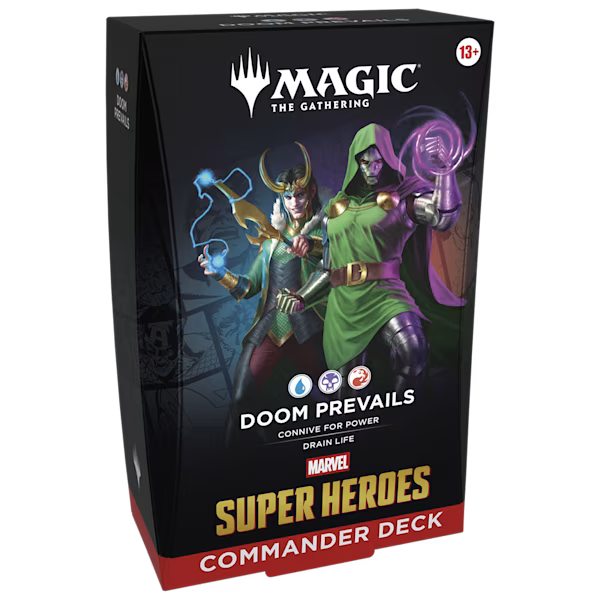 Magic The Gathering: Marvel Super Heroes - Commander Deck 4 Pack En Ingles