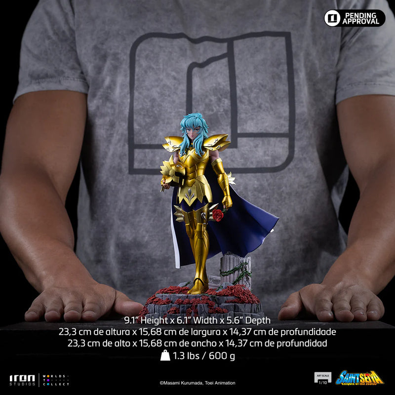 IRON Studios: Los Caballeros Del Zodiaco - Pisces Aphrodite Escala de Arte 1/10