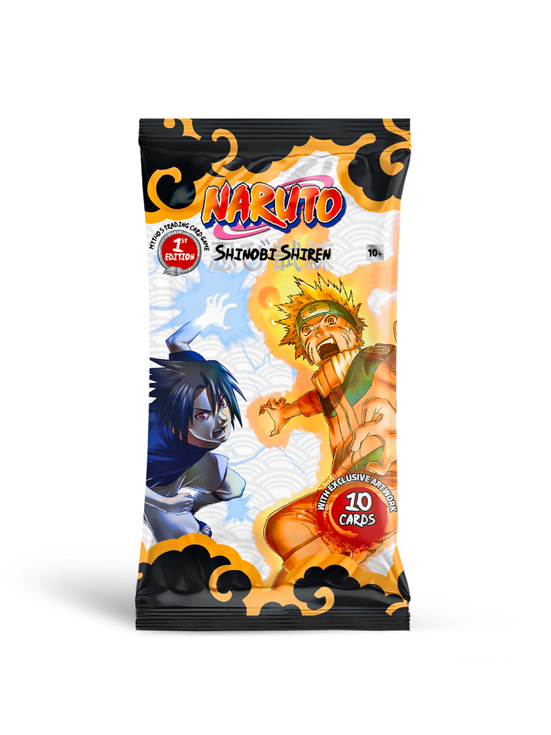 Naruto Mythos TCG: Shinobi Shiren Set 2 Edicion 1 - Booster Pack En Ingles