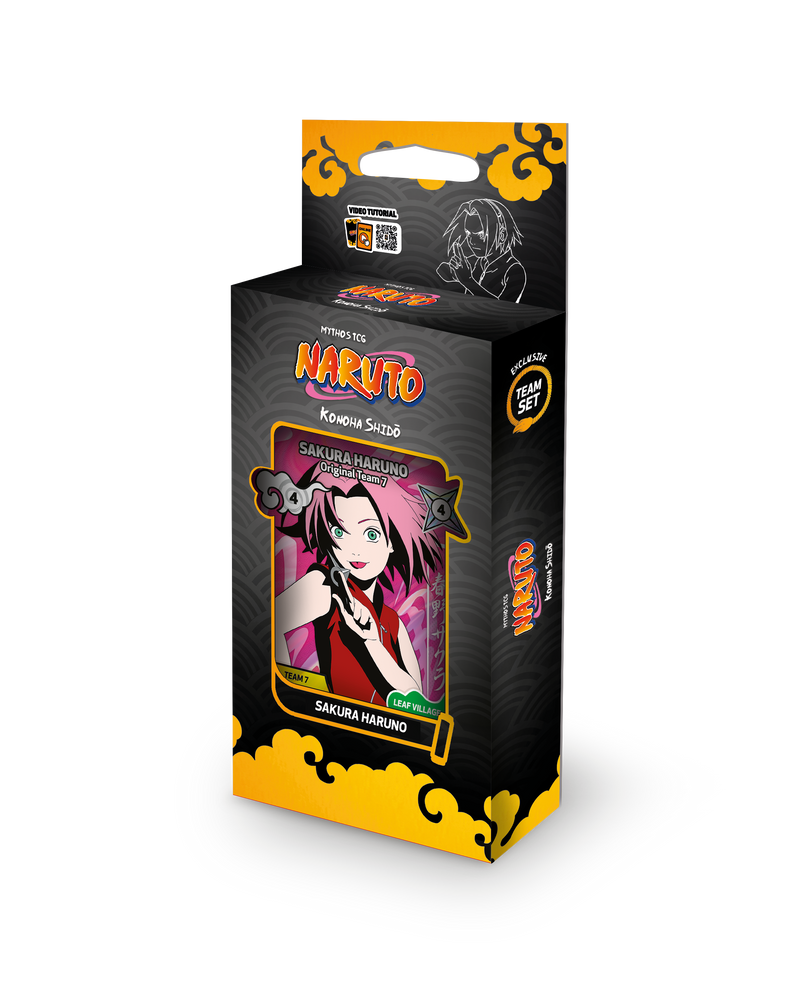 Naruto Mythos TCG: Konoha Shido Set 1 Edicion 2 - Sakura Team Set En Ingles