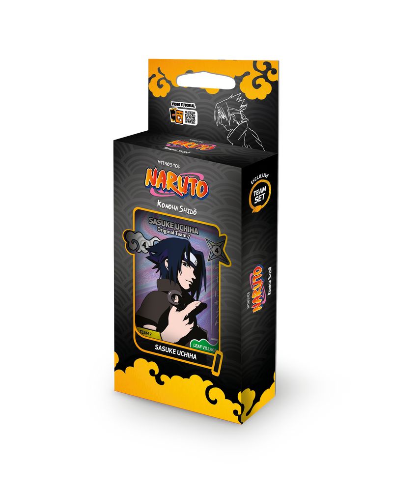 Naruto Mythos TCG: Konoha Shido Set 1 Edicion 2 - Sasuke Team Set En Ingles