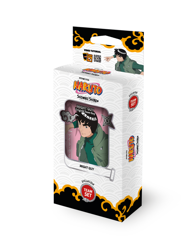 Naruto Mythos TCG: Shinobi Shiren Set 2 Edicion 1 - Might Guy Team Set En Ingles