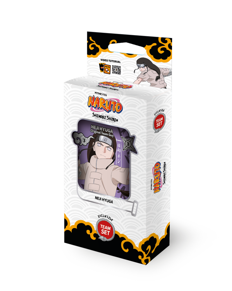 Naruto Mythos TCG: Shinobi Shiren Set 2 Edicion 1 - Neji Hyuga Team Set En Ingles