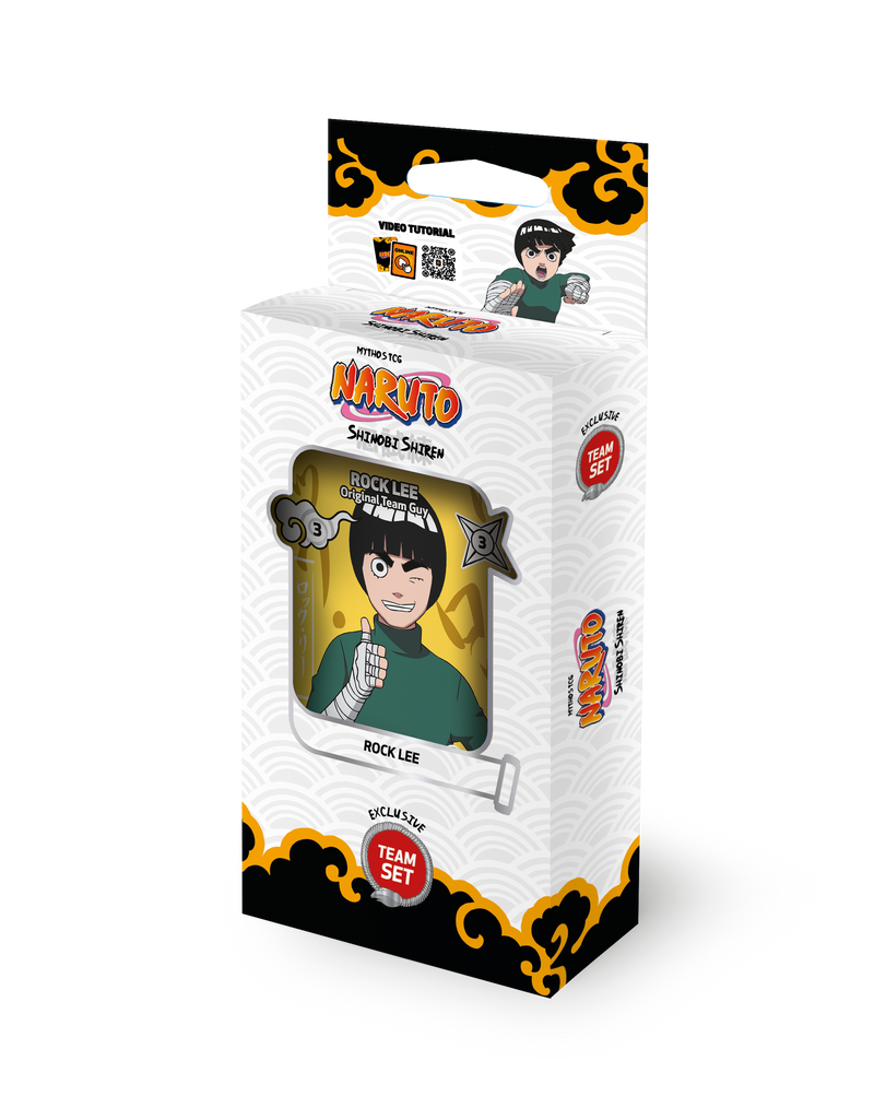 Naruto Mythos TCG: Shinobi Shiren Set 2 Edicion 1 - Rock Lee Team Set En Ingles