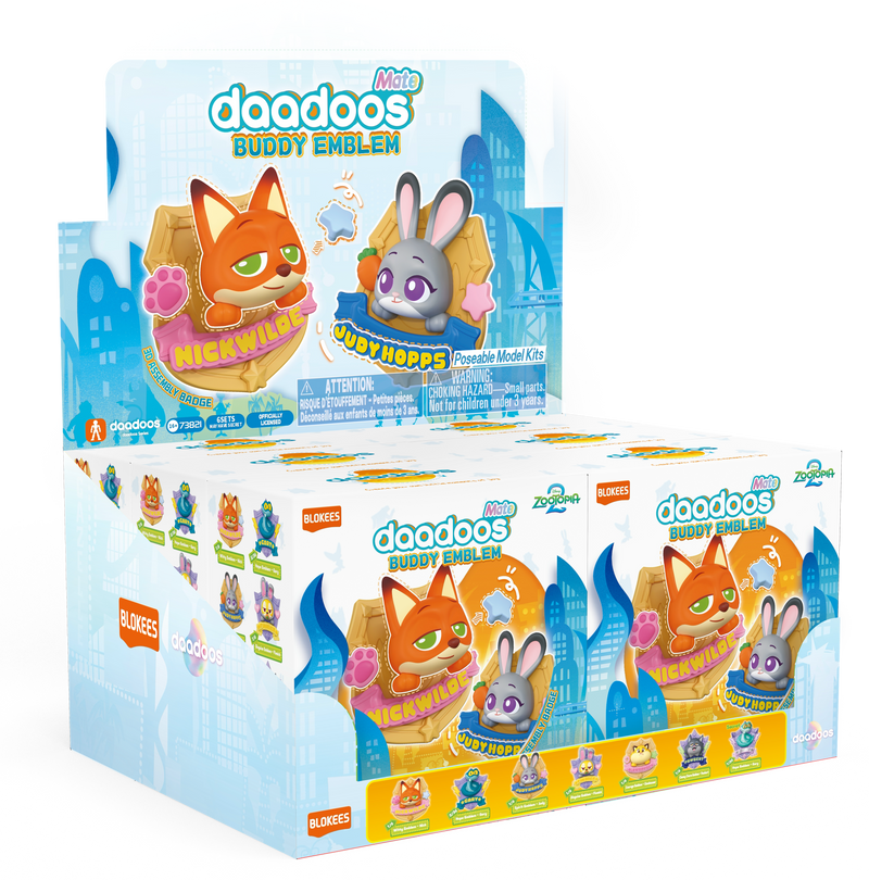 Blokees Zootopia Daadoos Mate Series: 01 Buddy Emblem - Unitario 73821