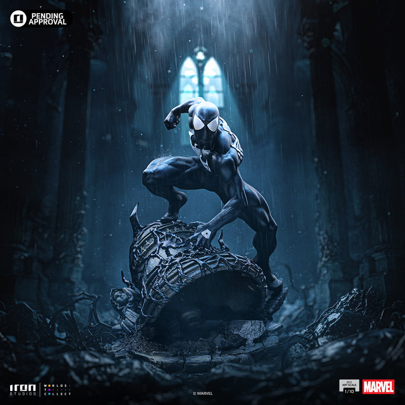 IRON Studios: Marvel Comics - Spider Man Black BDS Escala de Arte 1/10