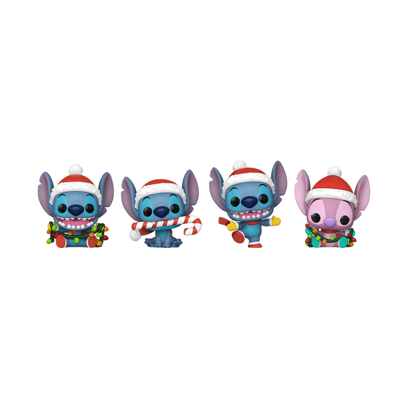 Funko Pocket Pop: Disney Stitch Holiday - Tree box 4 Box