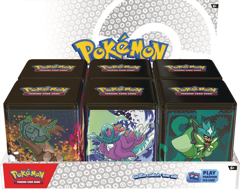 Pokemon TCG: Stacking Tin 2025 En Español Display