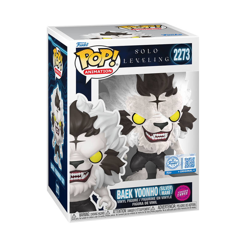 Funko Pop Animation: Solo Leveling - Baek Yoonho Melena Plateada Exclusivo