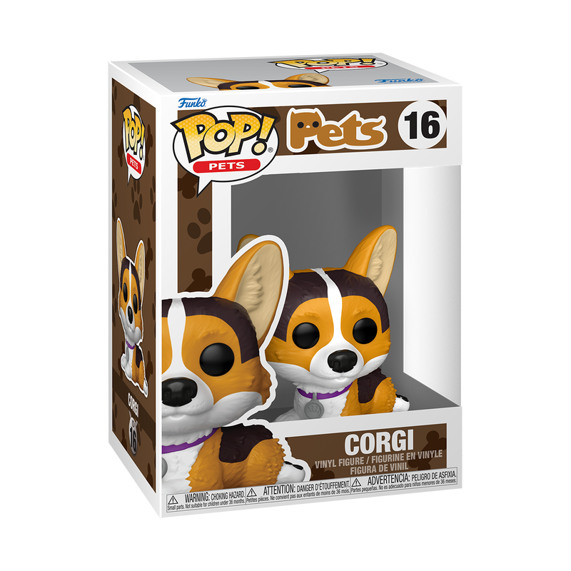 Funko Pop Pets: Mascotas - Corgi