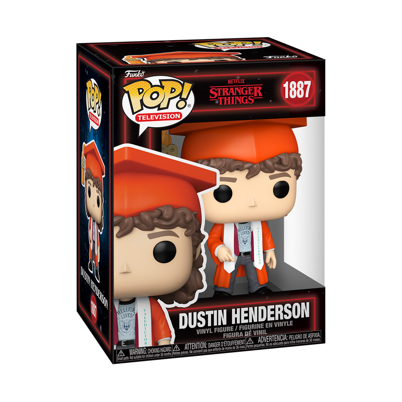 Funko Pop TV: Stranger Things - Dustin Graduacion