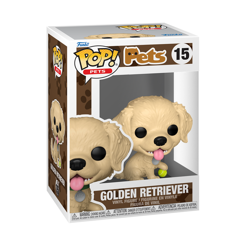 Funko Pop Pets: Mascotas - Golden Retriever