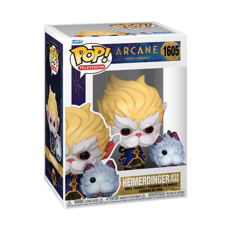 Funko Pop TV: Arcane League Of Legends - Heimerdinger Con Poro