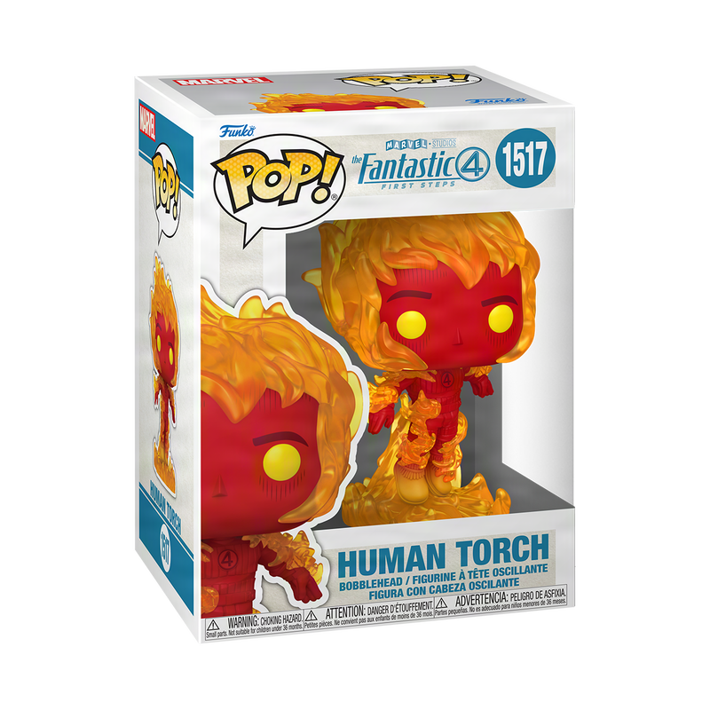 Funko Pop Marvel: Los Cuatro Fantasticos - Antorcha Humana