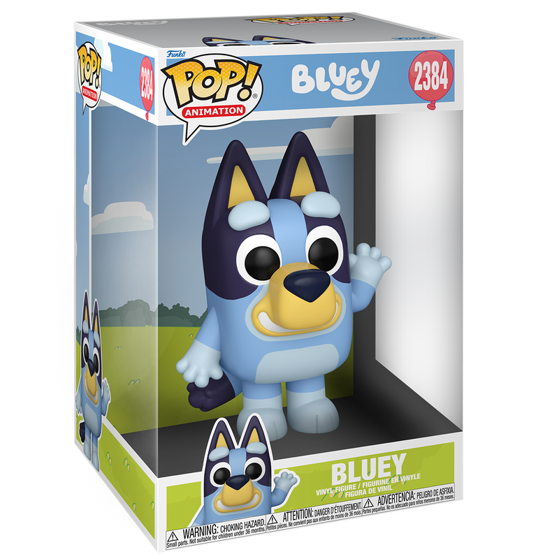 Funko Pop Jumbo: Bluey - Bluey 10 Pulgadas
