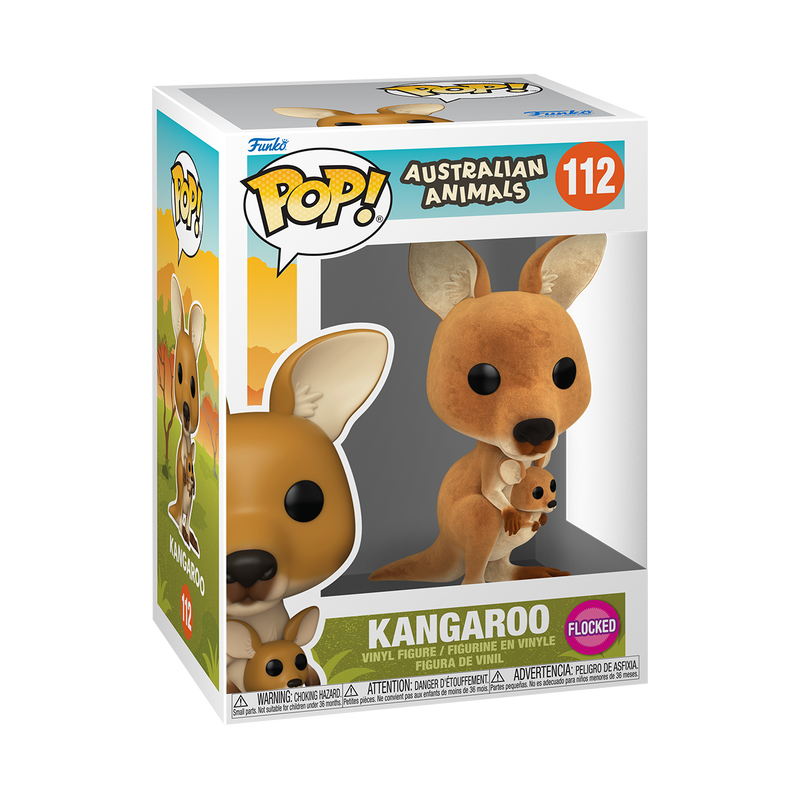 Funko Pop Vinyl: Animales Australianos - Canguro Flocked