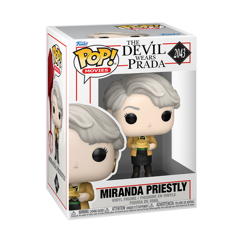 Funko Pop Movies: El Diablo viste a la moda - Miranda Priestly atuendo dorado